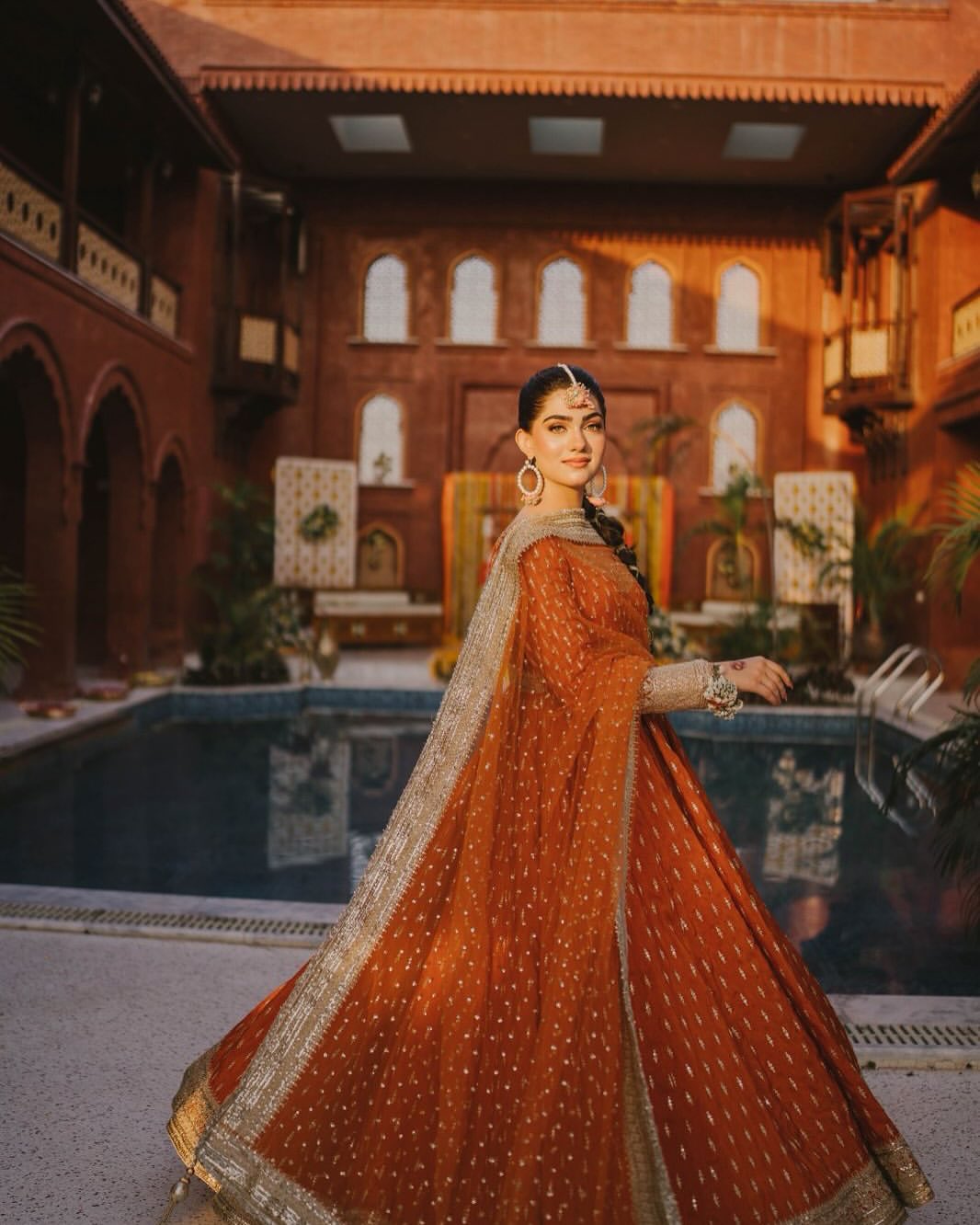 PURE HEAVY CHINNON SILK ANARKALI SUIT WITH TRENDING COLOR