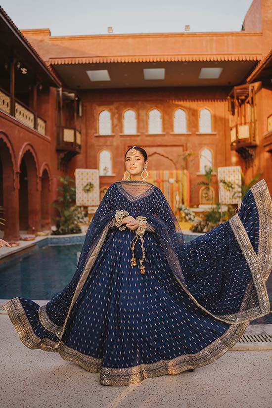 PURE HEAVY CHINON SILK ANARKALI SUIT WITH TRENDING COLOR