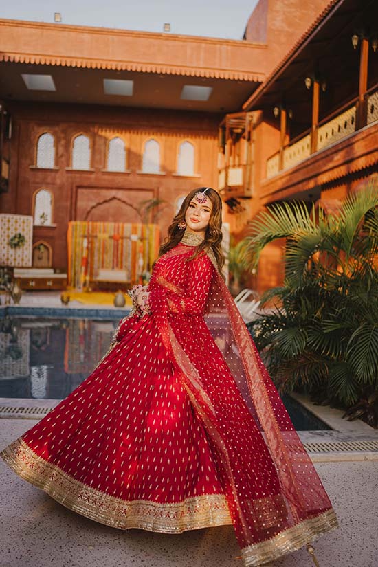 PURE HEAVY CHINON SILK ANARKALI SUIT WITH TRENDING COLOR