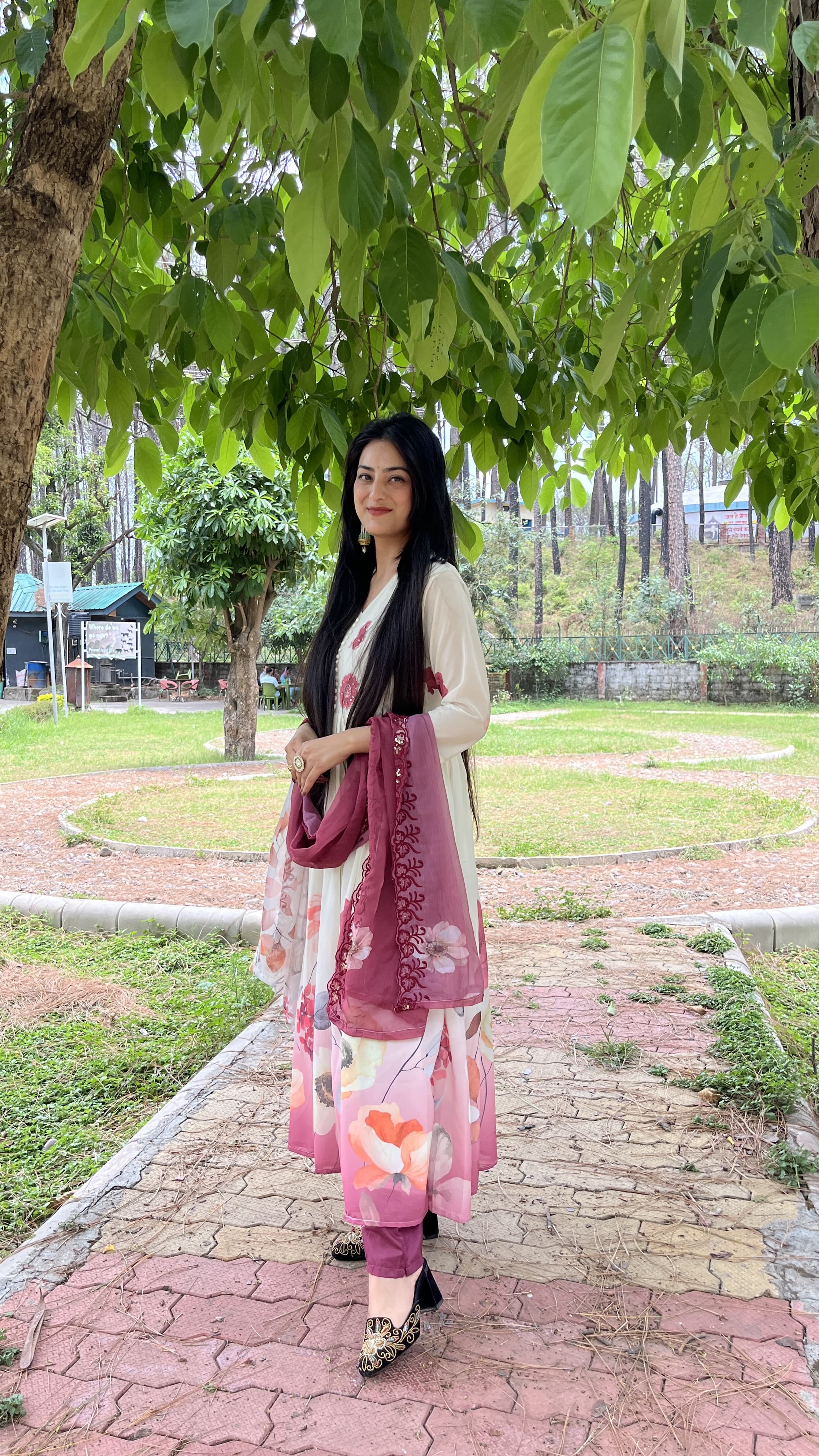 Designer Chiffon Suit