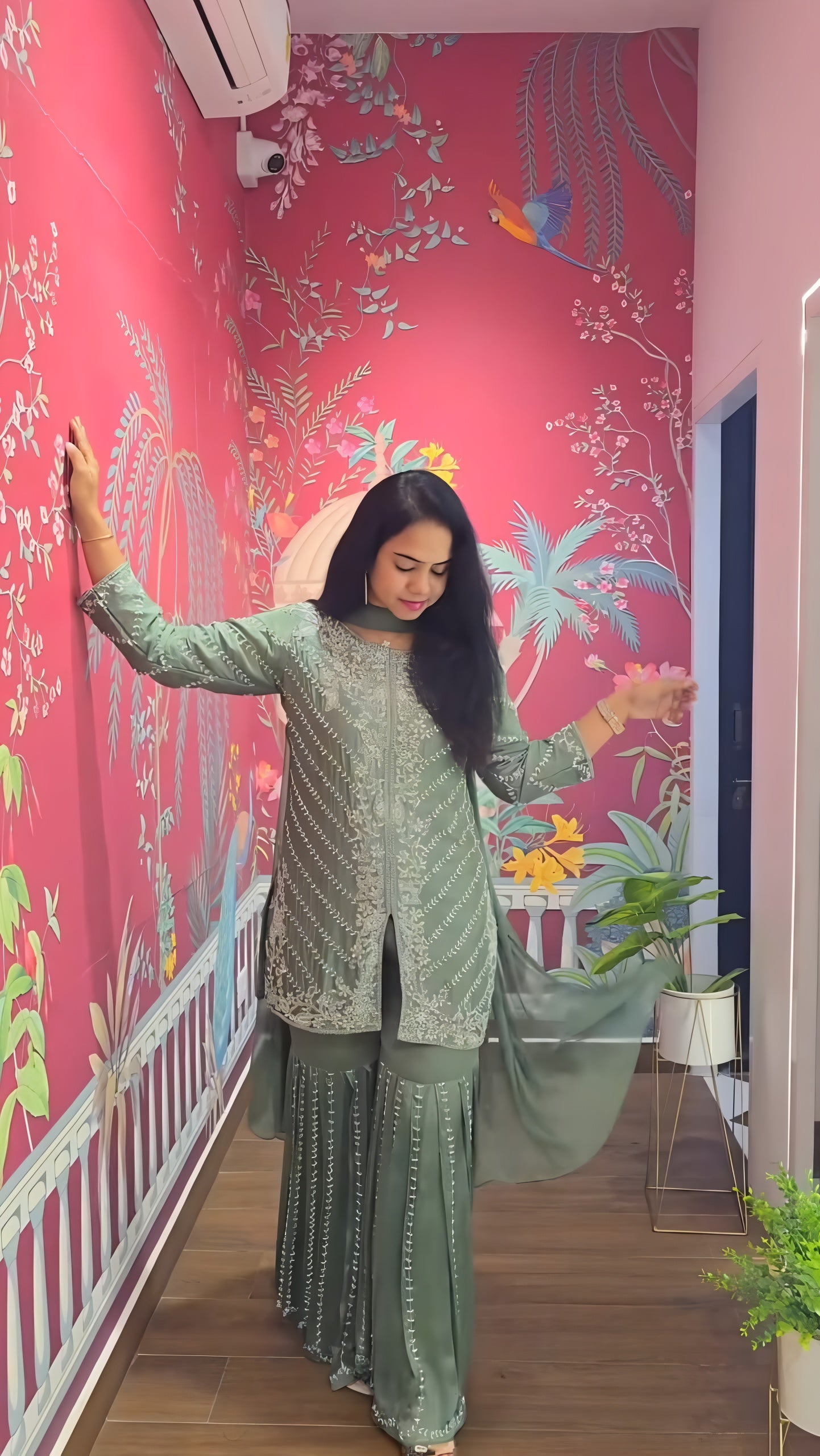 NEW DESIGNER PARTY WEAR SARARA & DUPATTA SET