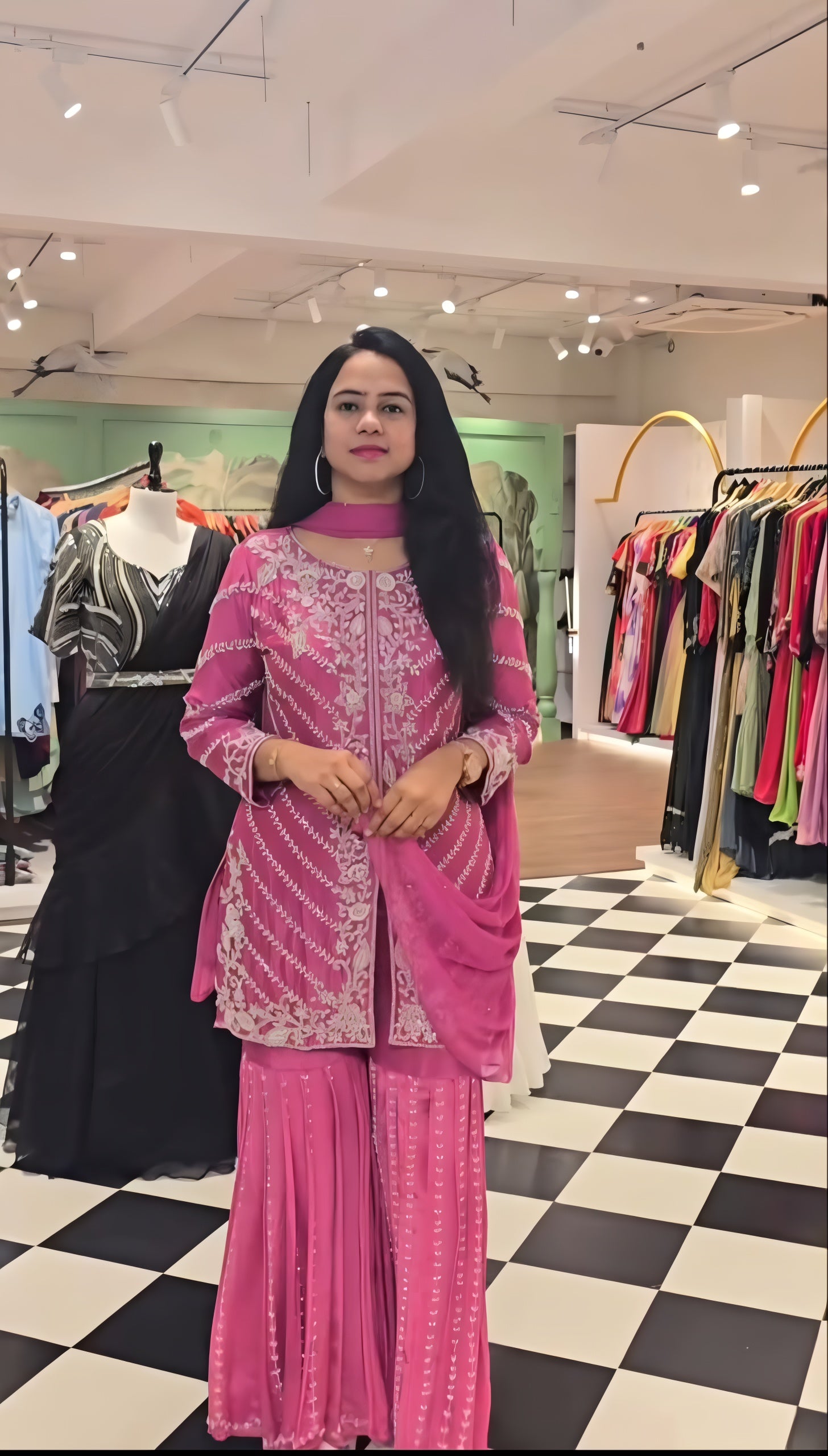 NEW DESIGNER PARTY WEAR SARARA & DUPATTA SET