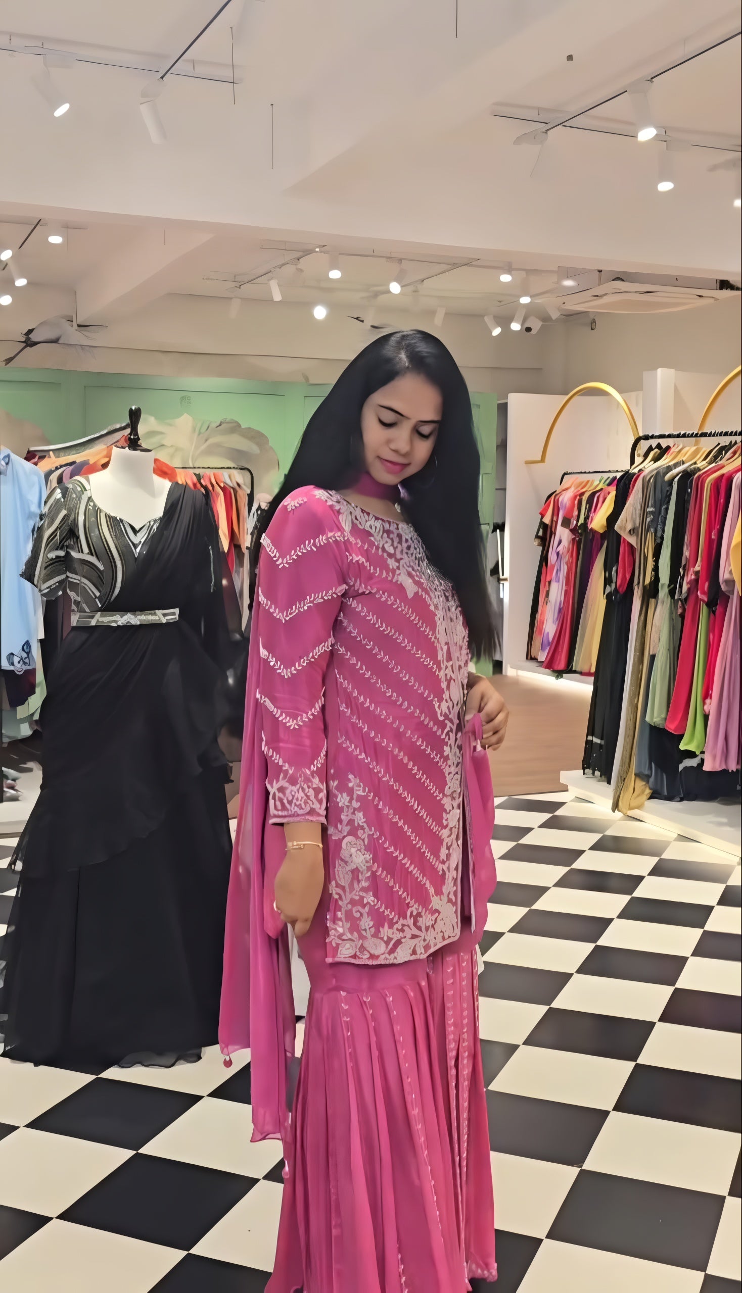 NEW DESIGNER PARTY WEAR SARARA & DUPATTA SET