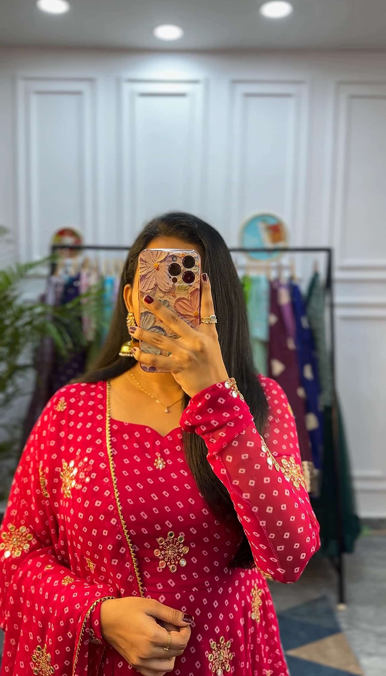 EMBROIDERY SEQUENCE WORK GOWN