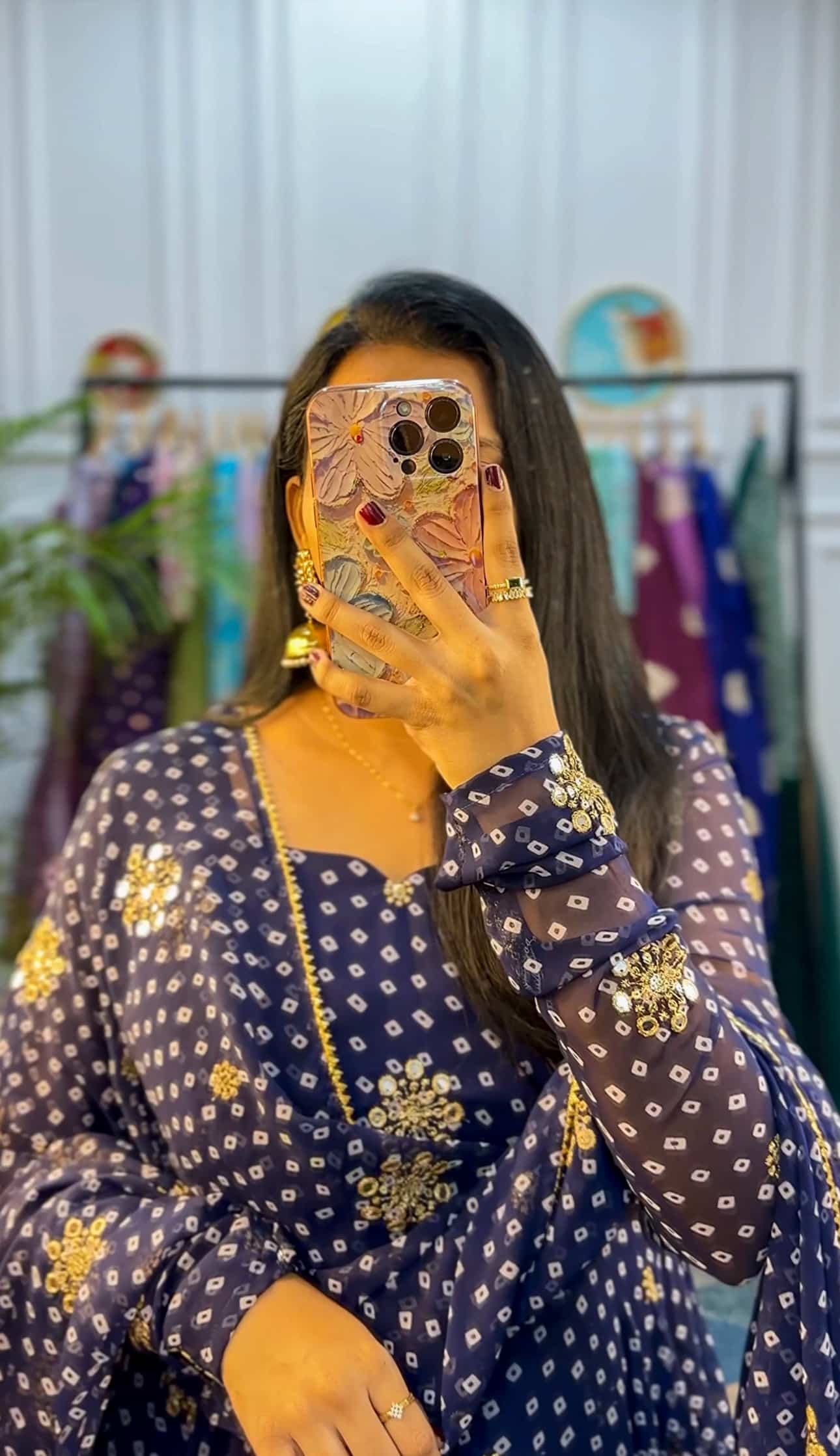 EMBROIDERY SEQUENCE WORK GOWN