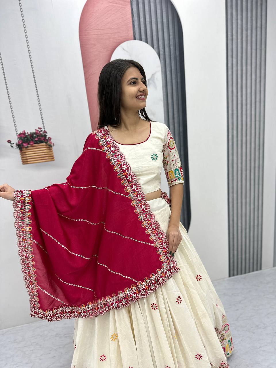 WEDDING SPECIAL PURE COTTON LEHENGA CHOLI