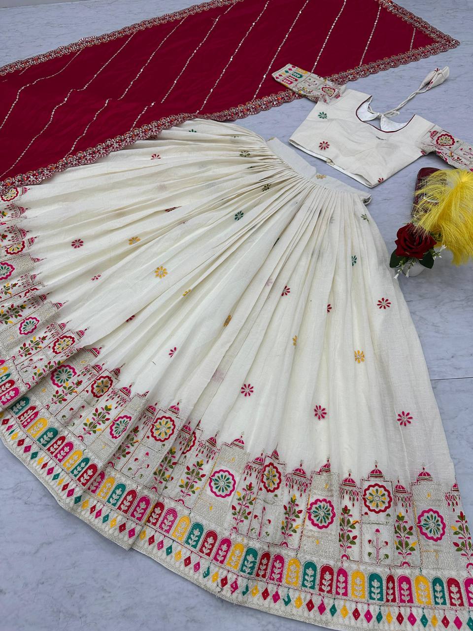 WEDDING SPECIAL PURE COTTON LEHENGA CHOLI