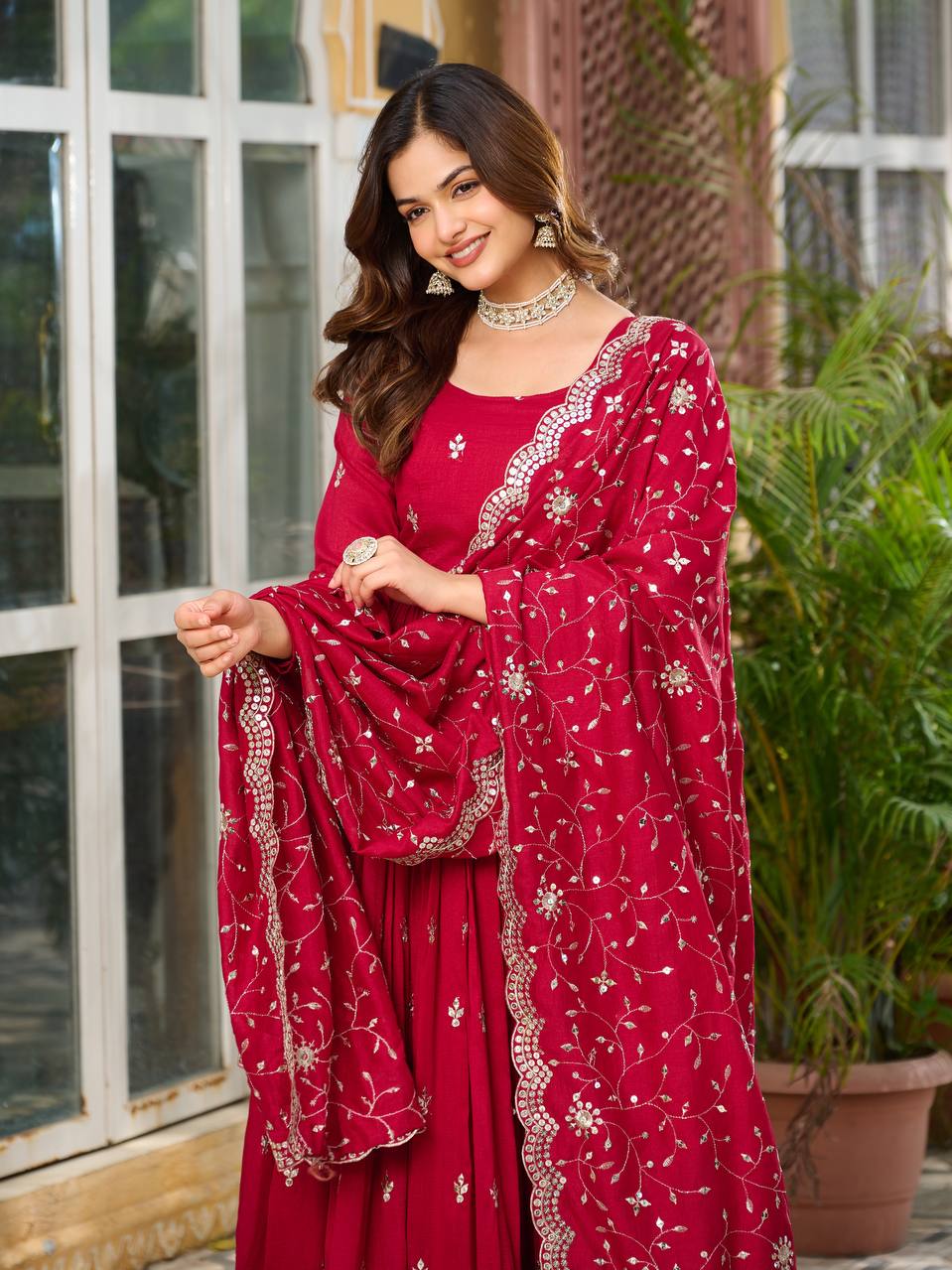 TRENDING LONG GOWN WITH DUPATTA