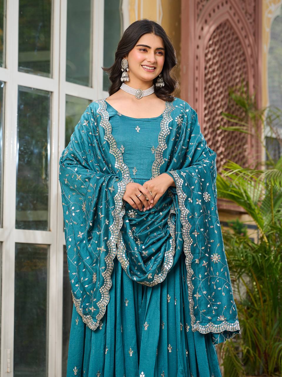 TRENDING LONG GOWN WITH DUPATTA