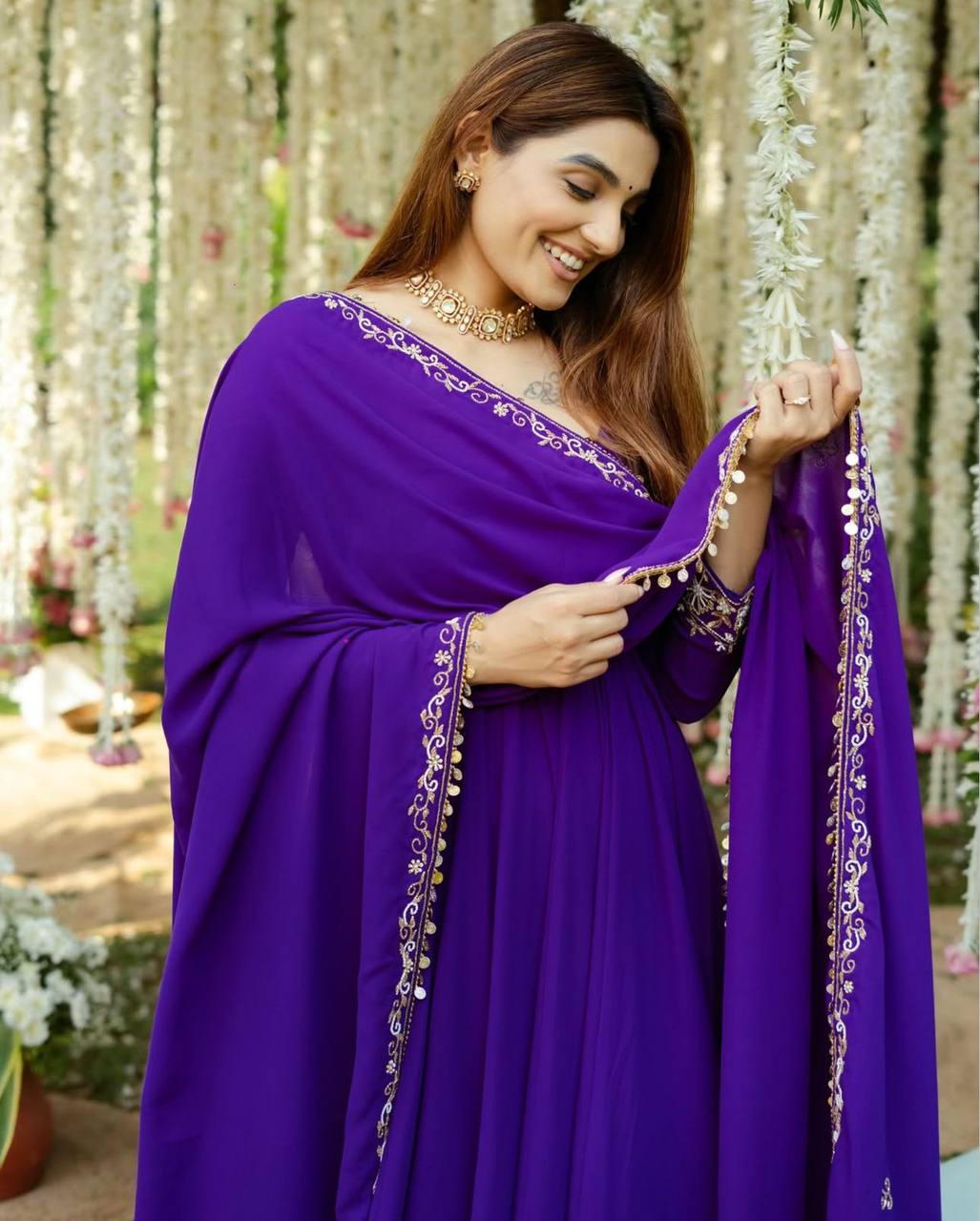 HEAVY GEORGETTE ANARKALI SUIT