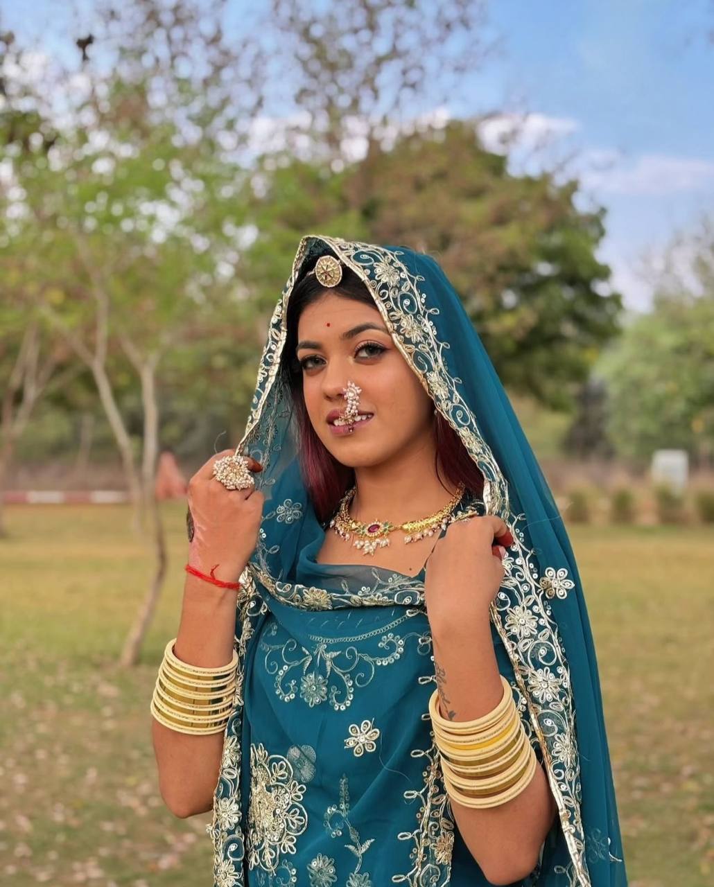 GEORGETTE WITH SEQUENCE WORK LEHENGA CHOLI