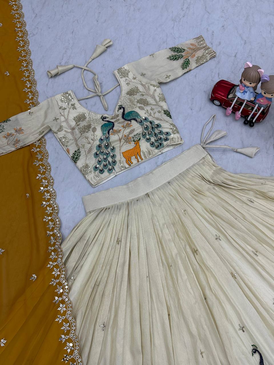 TRENDING TISSUE SILK LEHENGA CHOLI