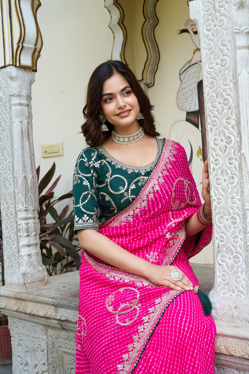 GOTA PATTI WORK SAREE