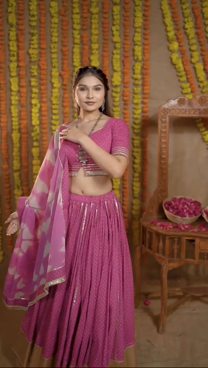 NAVRATRI SPECIAL DIGITAL PRINTED LEHENGA