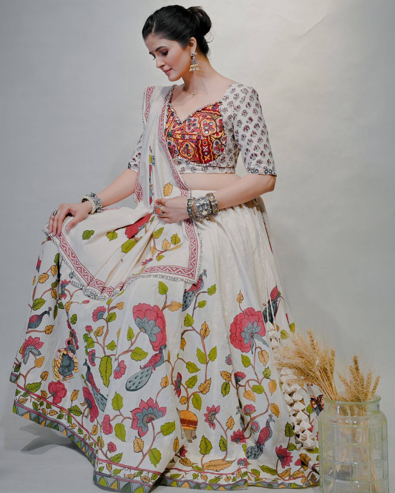 NAVRATRI SPECIAL PURE COTTON LEHENGA CHOLI