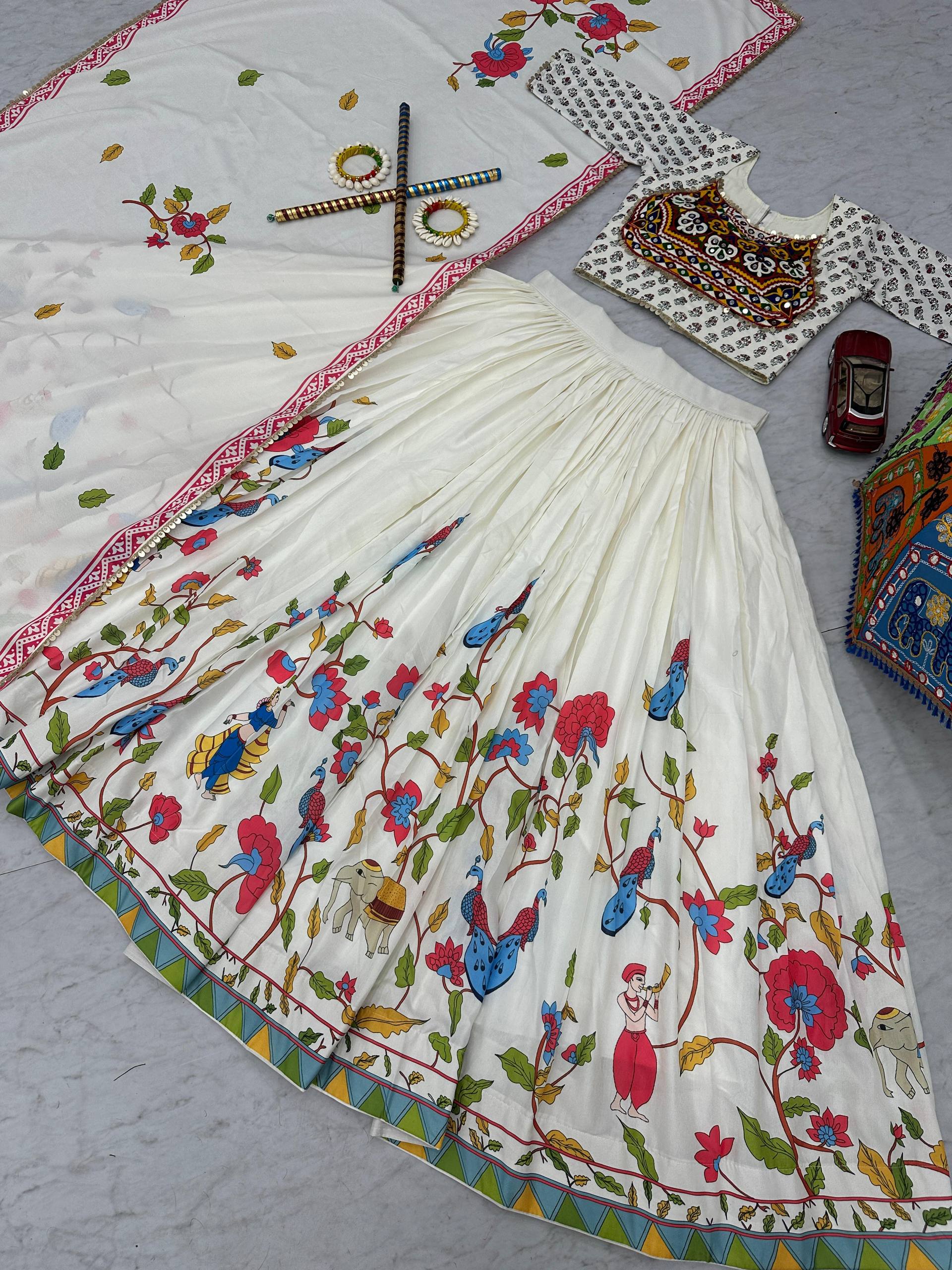 NAVRATRI SPECIAL PURE COTTON LEHENGA CHOLI
