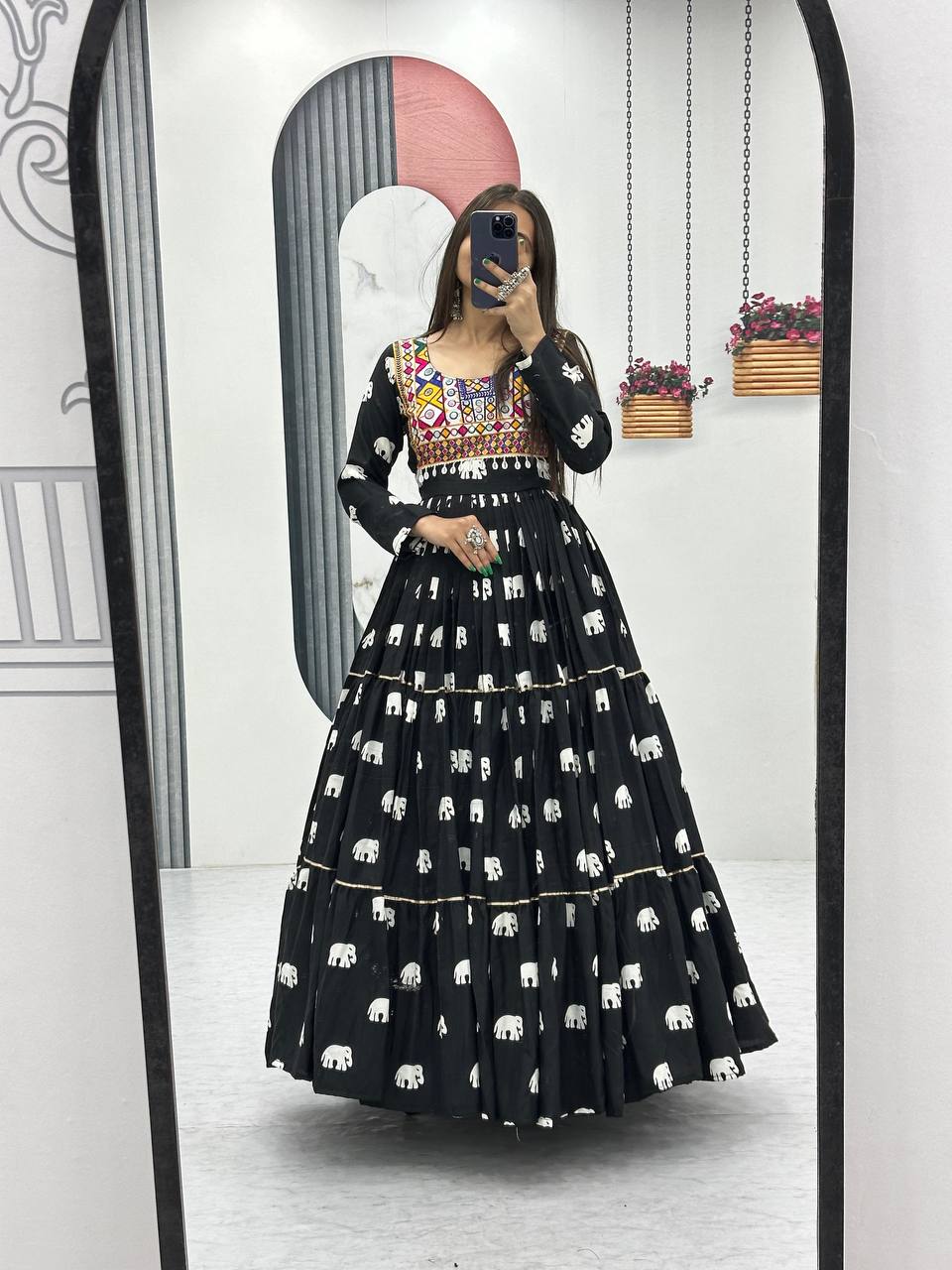 NAVRATRI SPECIAL BLACK GOWN
