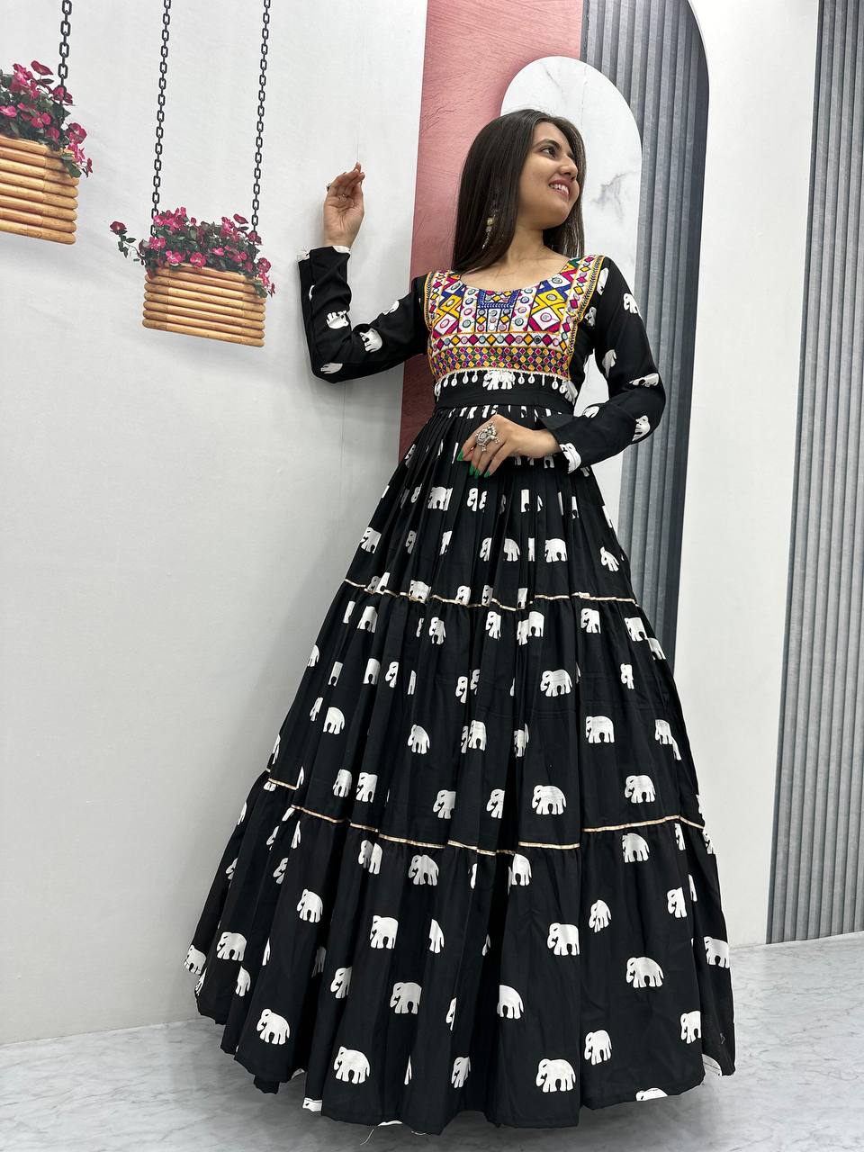 NAVRATRI SPECIAL BLACK GOWN