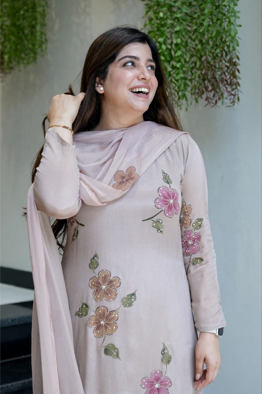 CHINNON KURTI SET