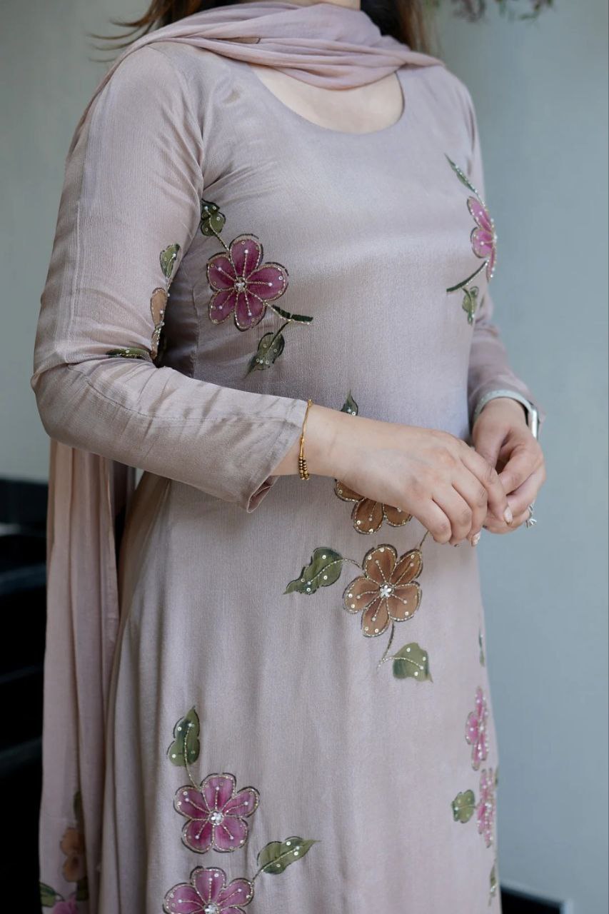 CHINNON KURTI SET