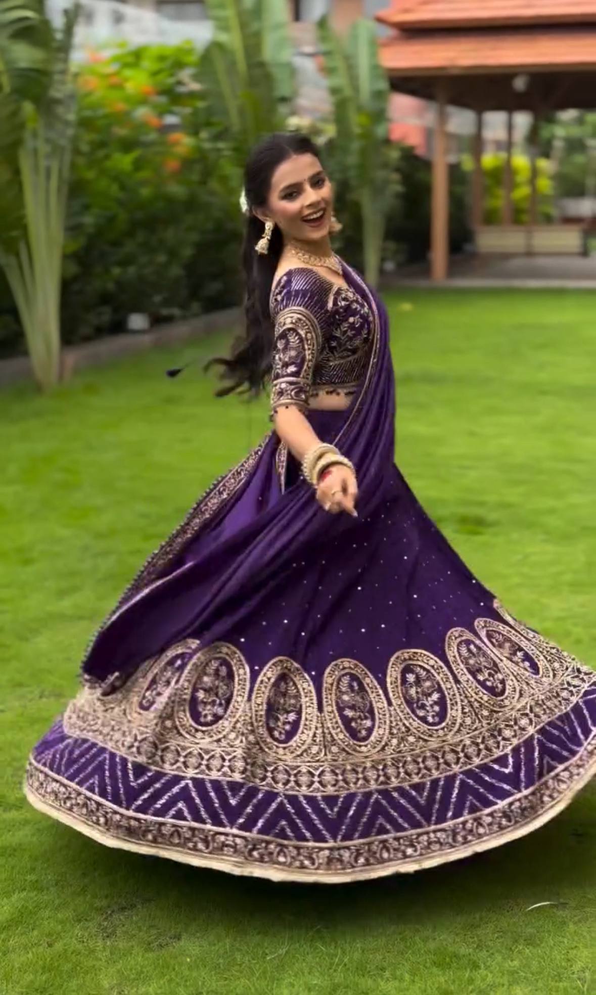 VICHITRA SILK LEHENGA CHOLI
