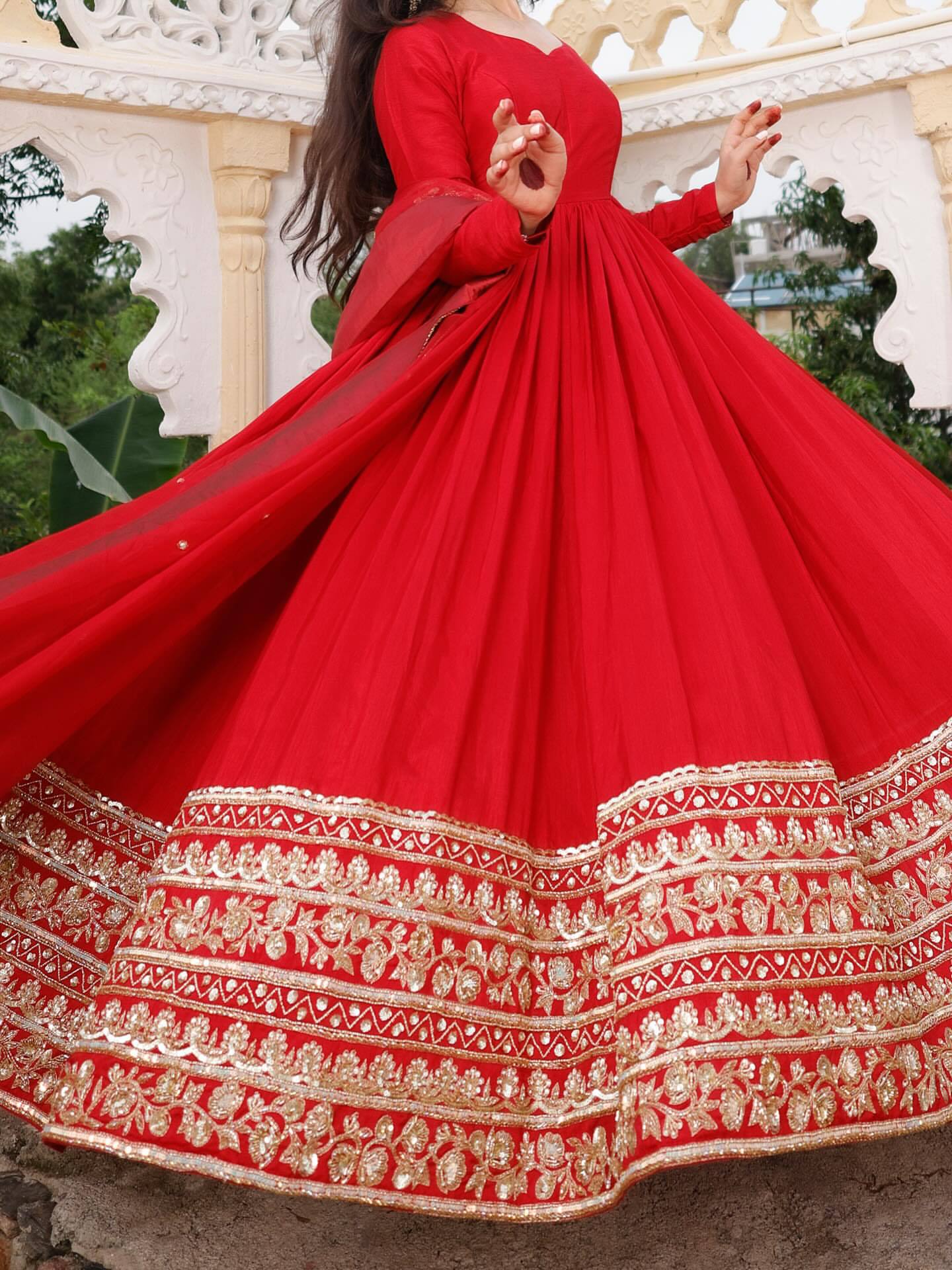 Designer Red Gown