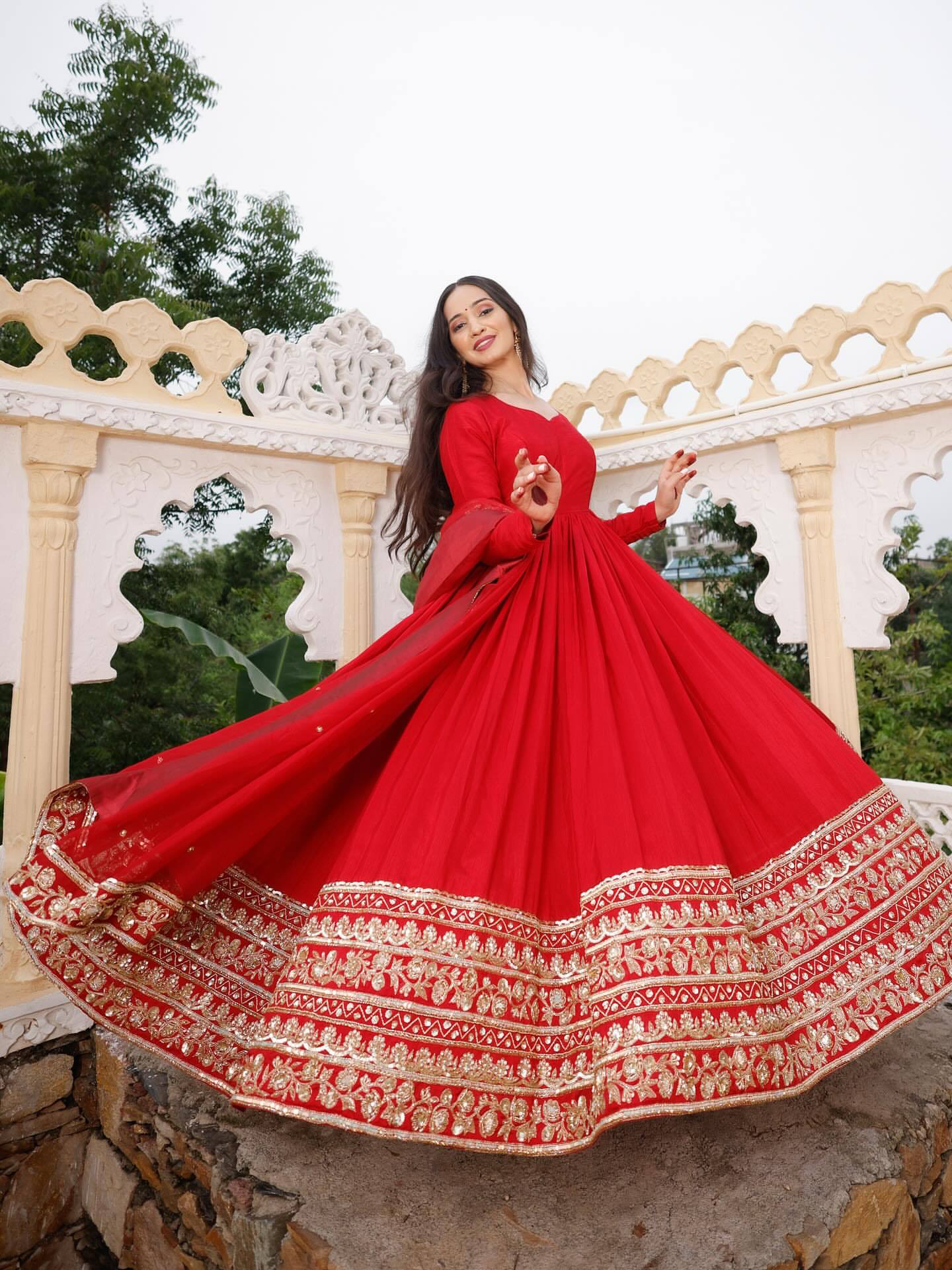 Designer Red Gown